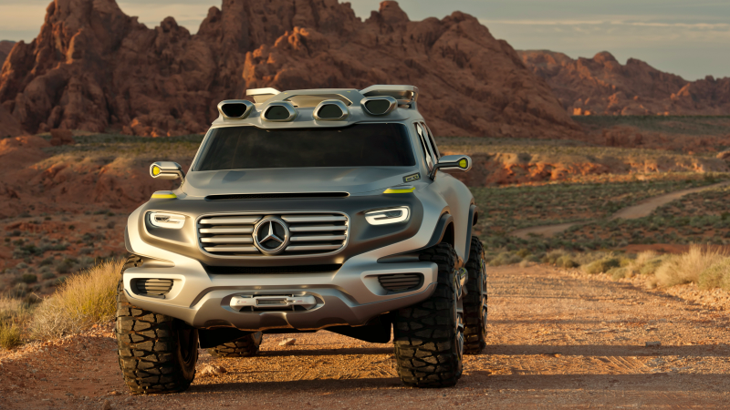 Illustration for article titled The Mercedes Ener-G-Force Is The Awkwardly Named Future Of Off-Roading
